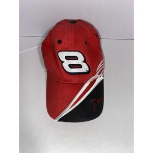 Dale Earnhardt Jr #8 Bud Budweiser Winners Circle Nascar Racing Cap Hat Red